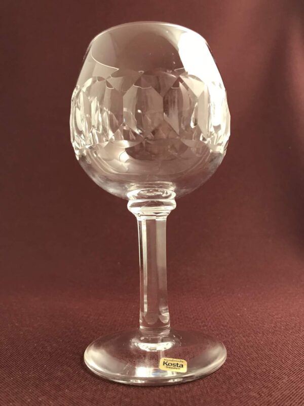 Kosta Boda - Gripsholm - Röd Vin glas design Sigurd Persson