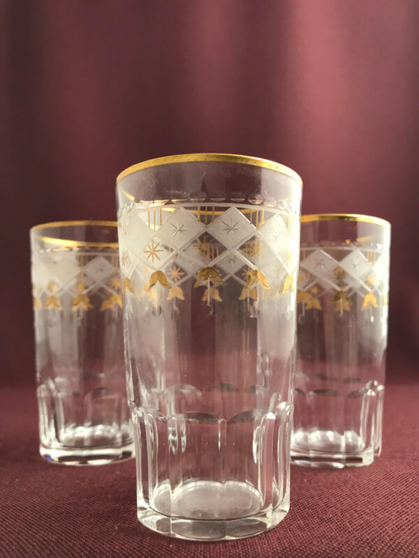 Kosta Boda - 3 st Selter / Whiskey glas - Junior Odelberg design sen gustaviansk