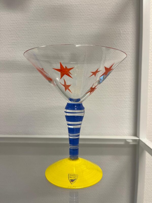 Orrefors - Clown - Martini / Coupe glas Design Anne Nilsson