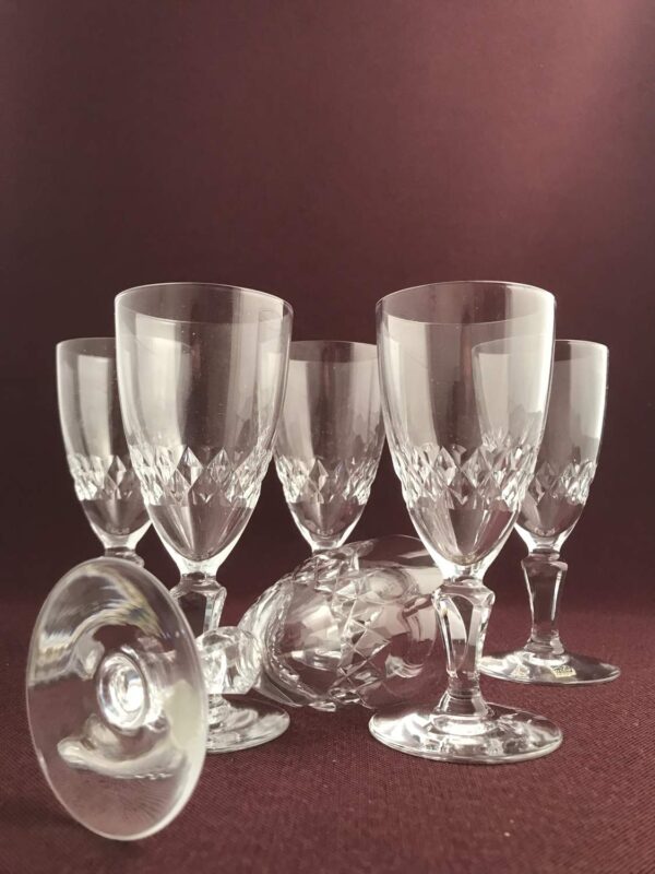 Kosta boda - Cecil 6 st Vitvins glas Design Fritz Kallenberg