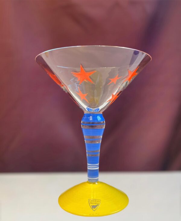 Orrefors - Clown - Martini / Coupe glas Design Anne Nilsson