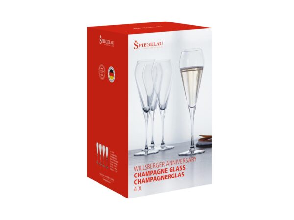 Spiegelau - Willsberger Anniversary 4 st Champagneglas 24 cl