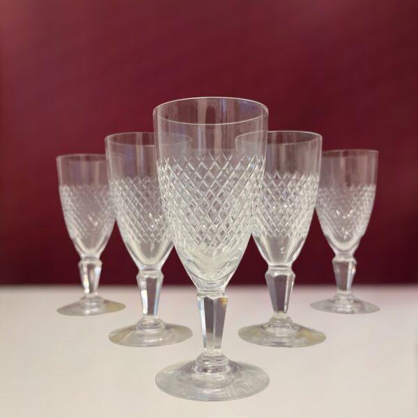 Kosta Boda - Safir 6 st Snaps glas - design Fritz Kallenberg