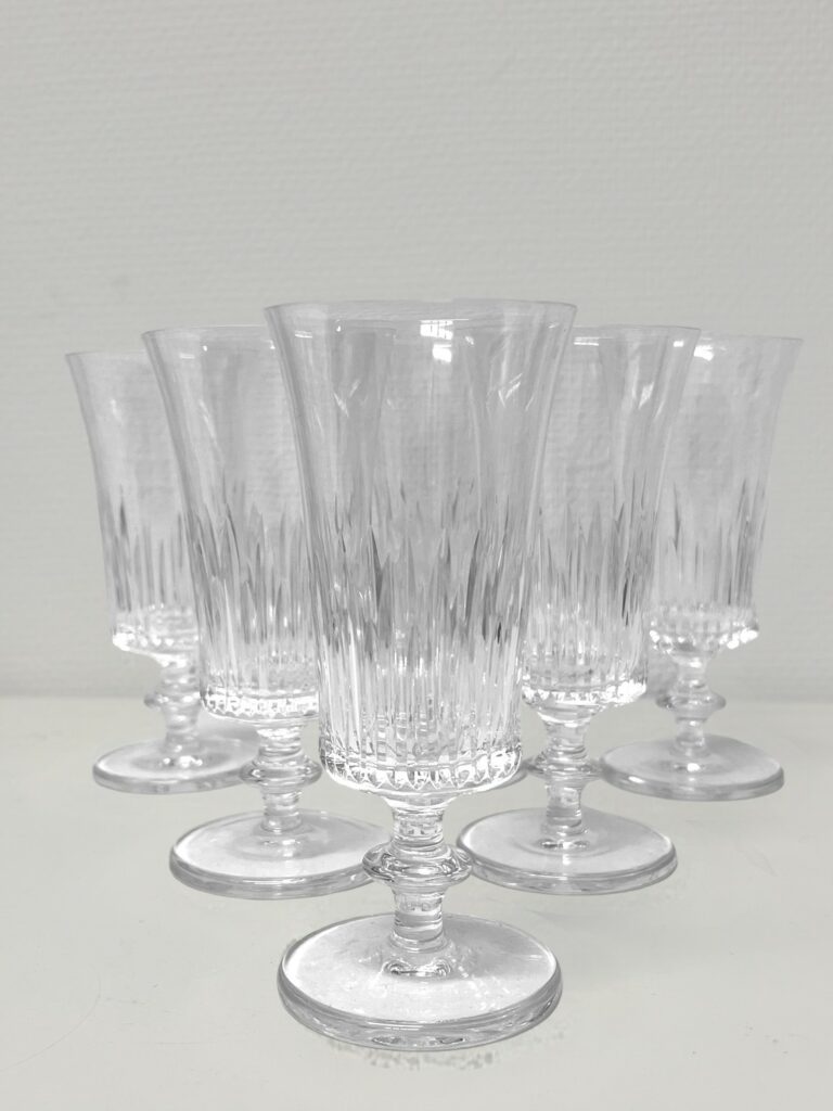 Kosta Boda - Åre - 6 st Vin / Champagne glas designer Bertil Vallien