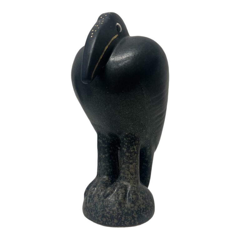 Gustavsberg - Fenix - Fågeln Fingal svart design Lisa Larson