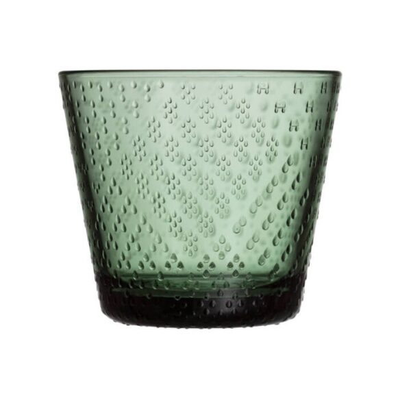 Iittala - Tundra - 2 st Öl / Vatten glas 29cl Tall Grön Design Oiva Toikka