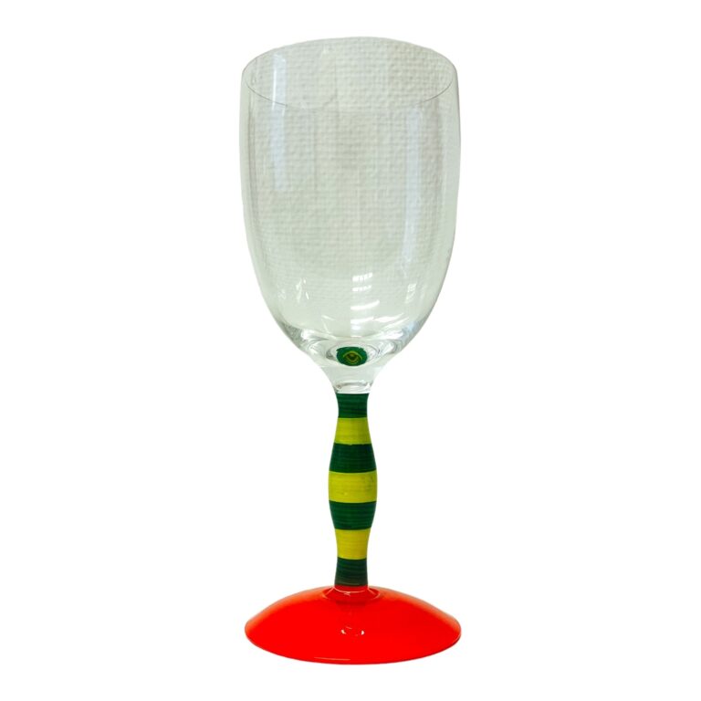 Orrefors - POLKA Clown - Vin glas Design Anne Nilsson