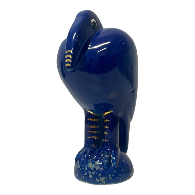 Gustavsberg - Fenix - Fågeln Fingal blå design Lisa Larson