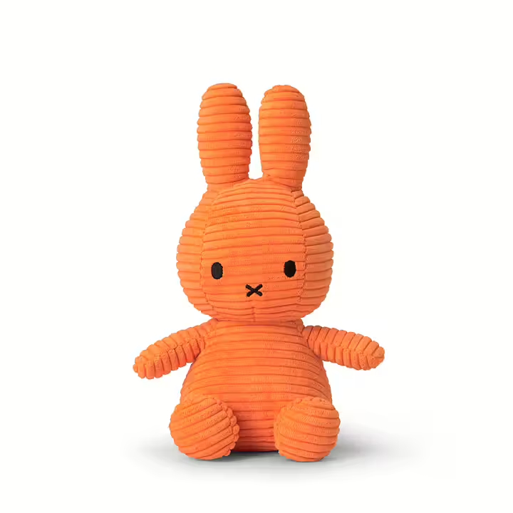Bon Ton Toys - Miffy Corduroy - Kanin / Nijntje Orange Design Nick Brunas