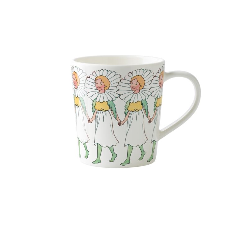 Elsa Beskow Kaffe / The Mugg - Prästkrage flickan gul Design Catharina Kippel