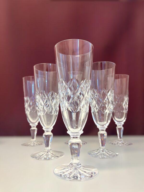 Kosta Boda - Briljant - 6 st Champagneglas Design Bertil Vallien