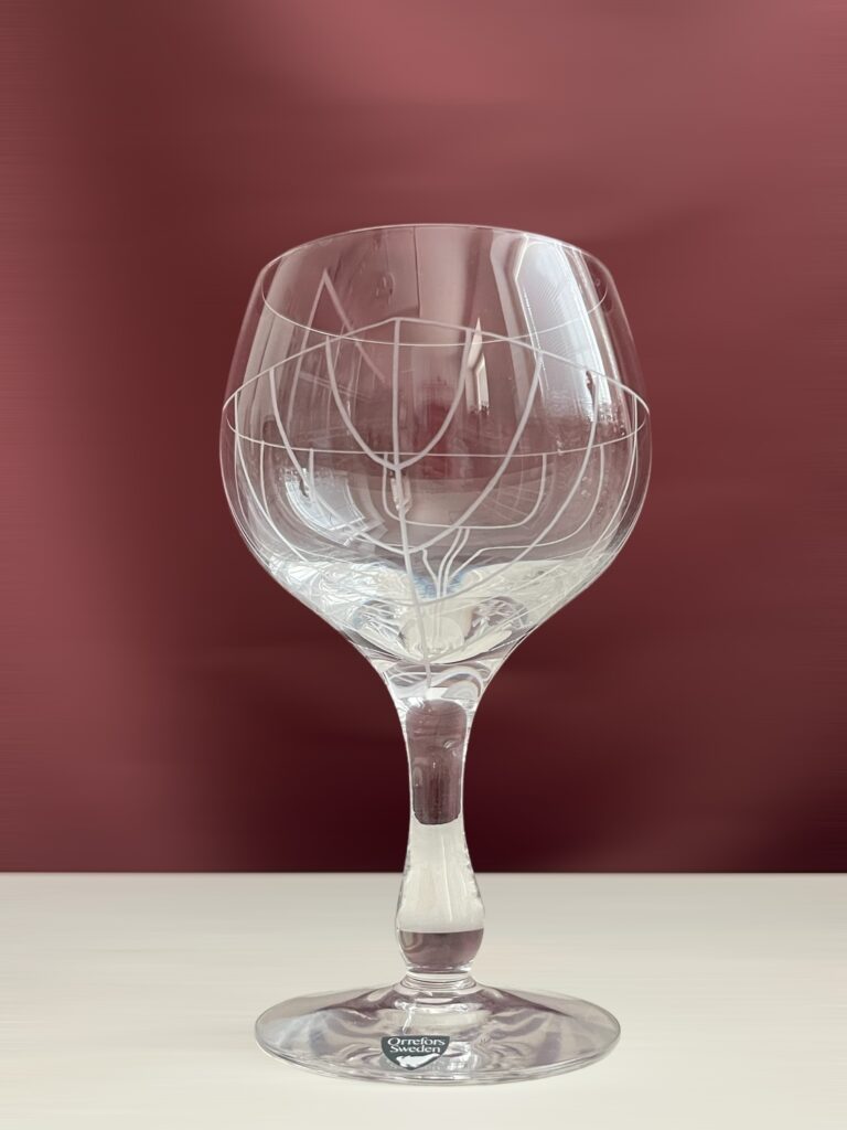 Orrefors - America & Sverige - Vin glas design Vicke Lindstrand