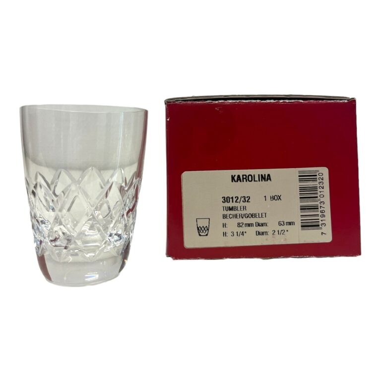 Orrefors - Karolina - Tumbler/ Whiskey glas originalkartong Design Gunnar Cyren