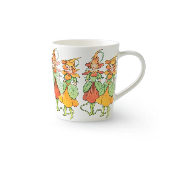 Elsa Beskow Kaffe / The Mugg - Flickan krasse orange Design Catharina Kippel