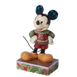 Disney - Figurin - Mickey Mouse Ugly Sweater Figurine H 14 cm. Design Jim Shore