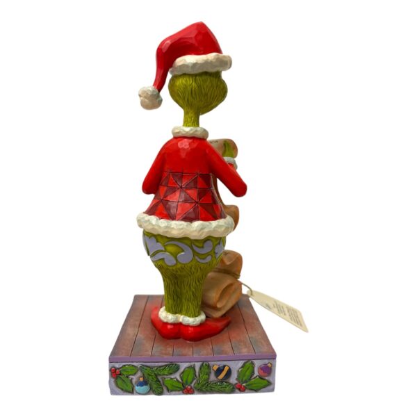 Disney - Figurin - Grinch Holding Naughty/Nice List H 22,5 cm. / Design Jim Shore