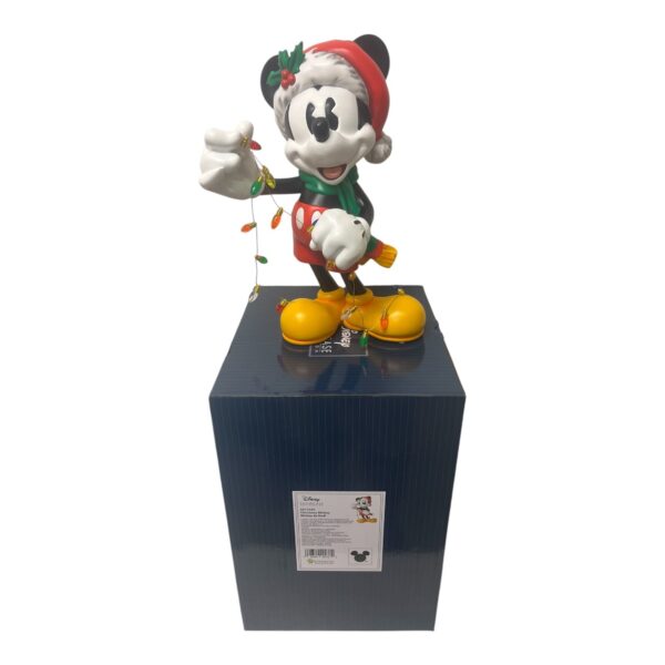 Disney - Figurin - God Jul från Musse Pigg Mickey H 31 cm Design Jim Shore