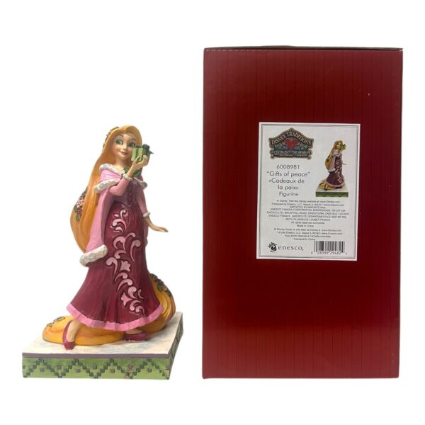 Disney - Figurin - God Jul från prinsessan Rapunzel Design Jim Shore