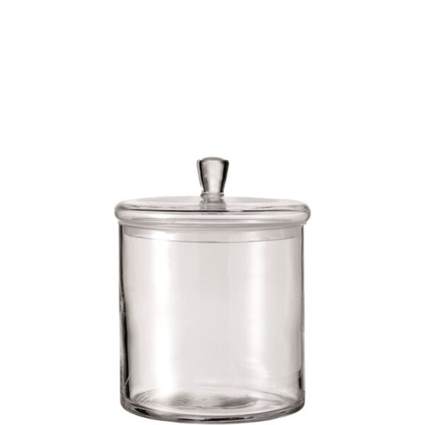 Top Glasburk med lock 1,5L