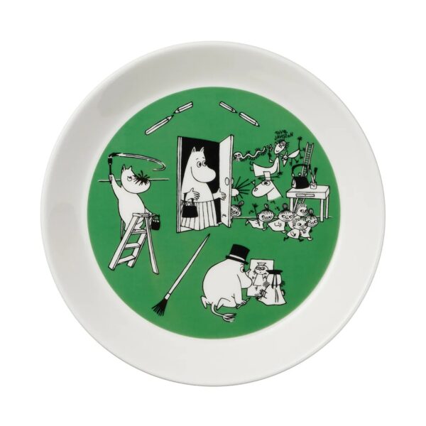 Arabia - Mumin Moomin Samlartallrikar Teckning & Jul Design Tove Jansson