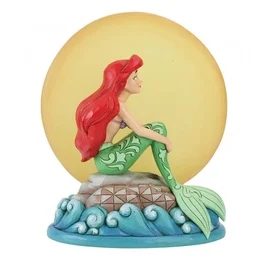 Disney - Figurin - Lilla Sjöjungfrun - Ariel med full måne Design Jim Shore