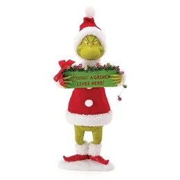 Disney - Figurin - Grinch, Beware H: 32 cm. Design Jim Shore