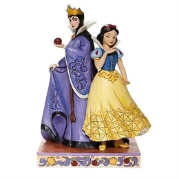 Disney - Figurin - Snövit & Elaka Styvmor drottningen Design Jim Shore