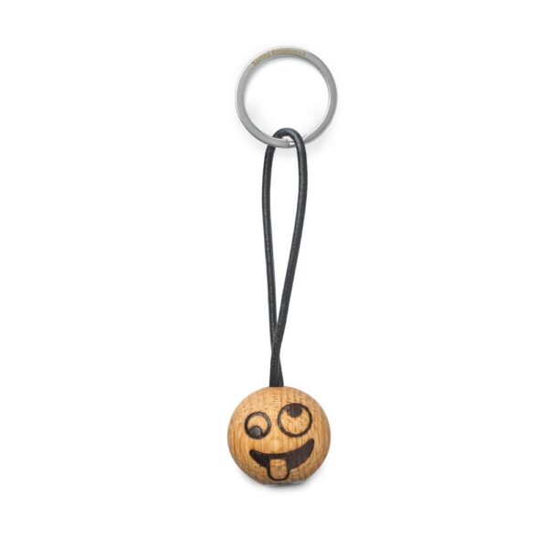 Emoji Nyckelring Silly Ø3 cm Ek