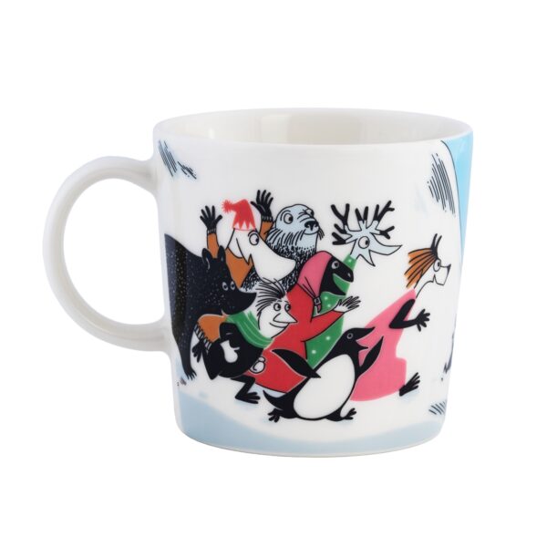 Arabia - Mumin / Moomin mugg - Backhoppning Vinter 2024 Design Tove Jansson