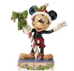 Disney Jul - Figurin - Musse Pigg - God Jul hälsning Limiterad Design Jim Shore