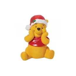 Disney - Figurin - Nalle Puh - med tomteluva god jul design Jim Shore