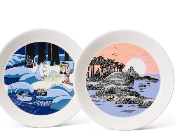 Arabia - Mumin Moomin Samlartallrikar Snölykta & Mumindagen Design Tove Jansson