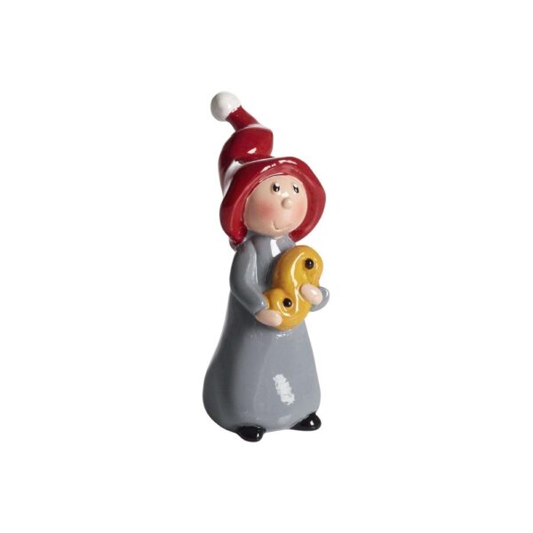 Tomte Nisse med lussekatt H.7cm Design Camilla Ståhl