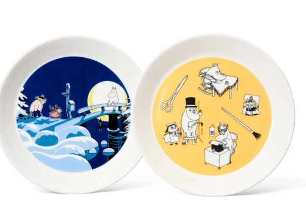 Arabia - Mumin Moomin Samlartallrikar Kontor & Vinternatt Design Tove Jansson