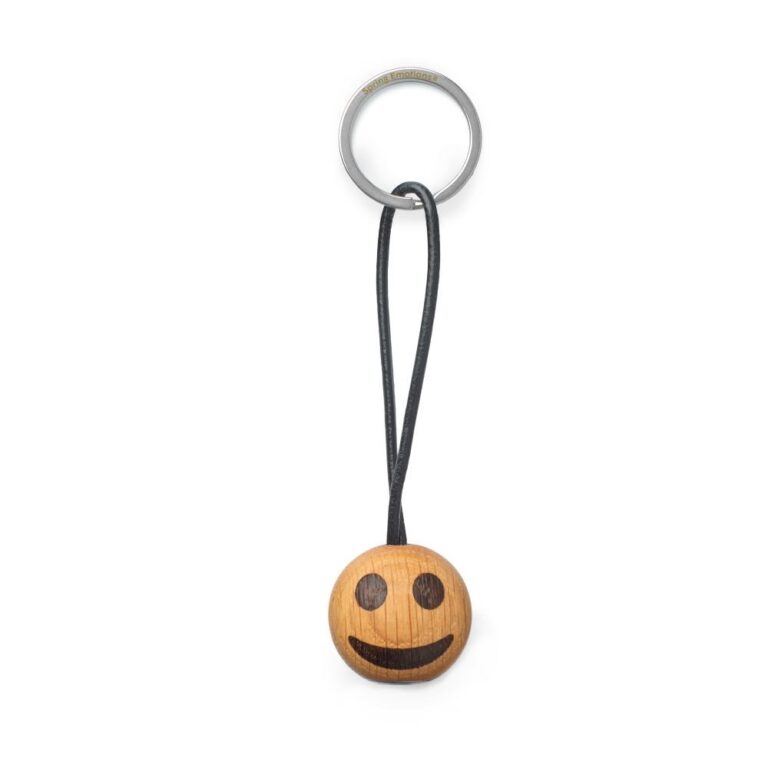 Emoji Nyckelring Smiley Ø3 cm Ek