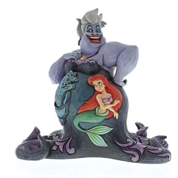 Disney Jul - Figurin - Lilla Sjöjungfrun Ariel & Ursula Design Jim Shore