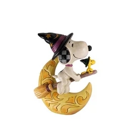 Disney - Figurin - Midnight ride (Snoopy and Woodstock witches) H 15 cm. Design Jim Shore