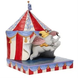 Disney - Figurin - Elefanten Dumbo med cirkustält Design Jim Shore