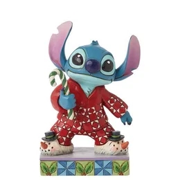 Disneys Jul - Lilo & Stitch Önskar God Jul H 12 cm Design Jim Shore