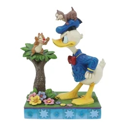 Disneys Jul - Kalle Anka med Piff & Puff 12 cm Design Jim Shore