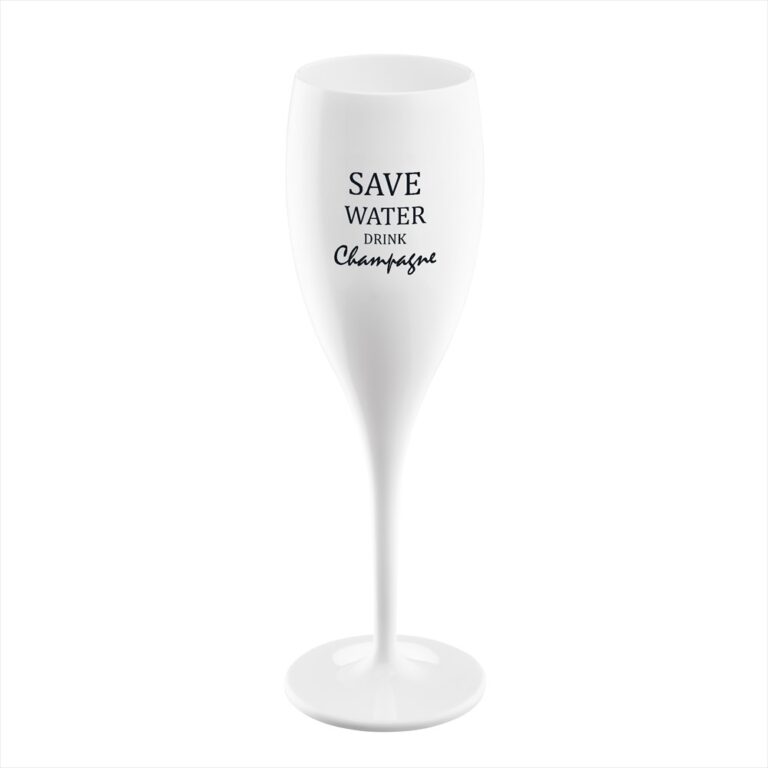 Cheers No.1 Champagneglas 10 cl Save Water Drink Champagne 6-pack