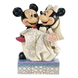 Disneys Bröllopsfigur av Musse & Mimmi Pigg – 16,5 cm, Designad av Jim Shore