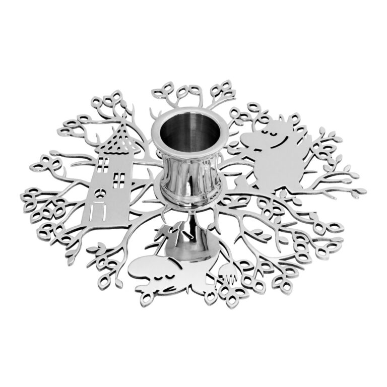 Hilke Collection Mumin - Ljusstake No.1 Silver Design Giovanna Hilke