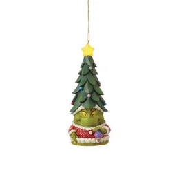 Disneys Jul - Grinch julgransdekoration H 13,5 cm Design Jim Shore