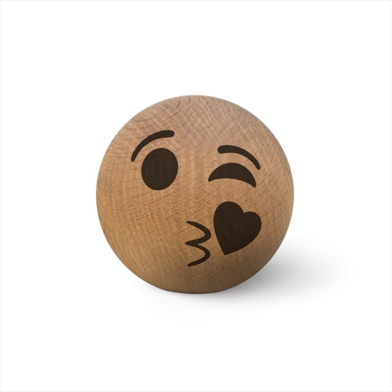 Emojiboll Kiss 7 cm Ek