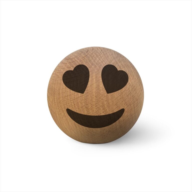 Emojiboll Heart Eyes 7 cm Ek