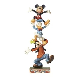 Disneys Kalle Anka , Musse & Långben Torn - 21 cm, Design Jim Shore