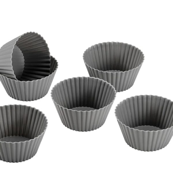 Cookie Muffinsform XL Silikon 6-pack Ø9*4,3 cm