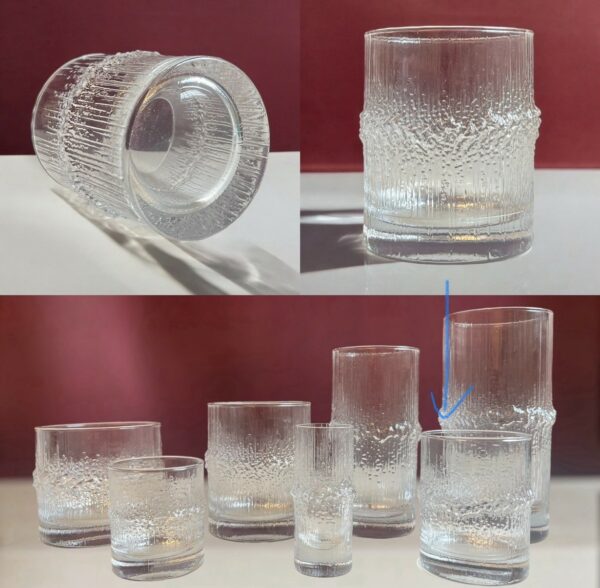 Iittala - Niva - Tumbler dubbel Whiskey glas Design Tapio Wirkkala