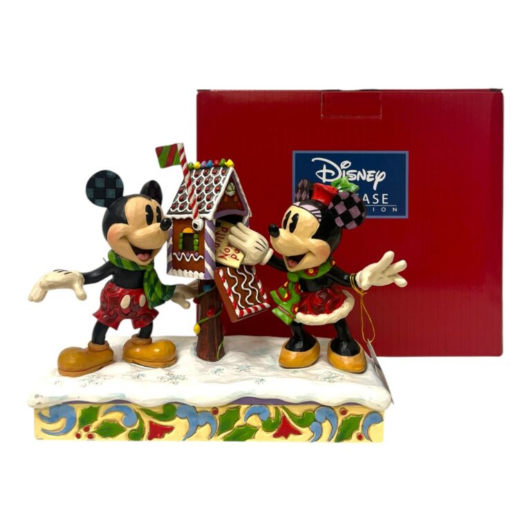 Disney - Figurin - Musse & Mimmi - postar julkort god jul Design Jim Shore